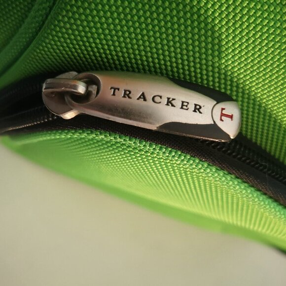 Tracker Lime Green Zip Closure Overnight/Travel/Carry On Bag - Picture 6 of 10